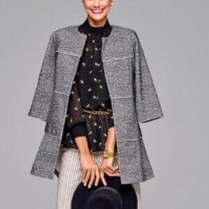 Cabi The Times Swing Blazer Jacket Black and White XS #5299, NWT